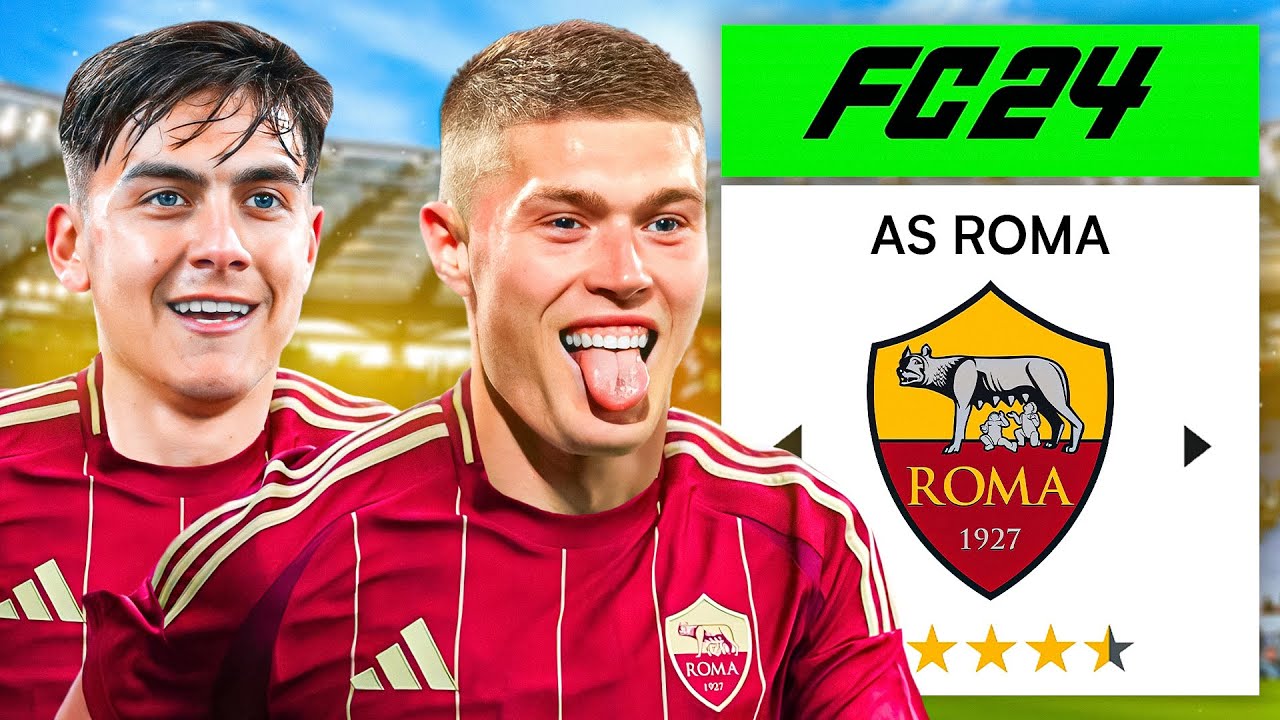 Я восстанавливаю «Рому» с помощью новых трансферов в режиме карьеры FC24! 🏆