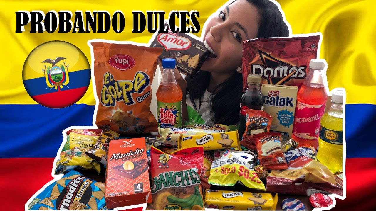 PROBANDO DULCES ECUATORIANOS 🇪🇨🇪🇨