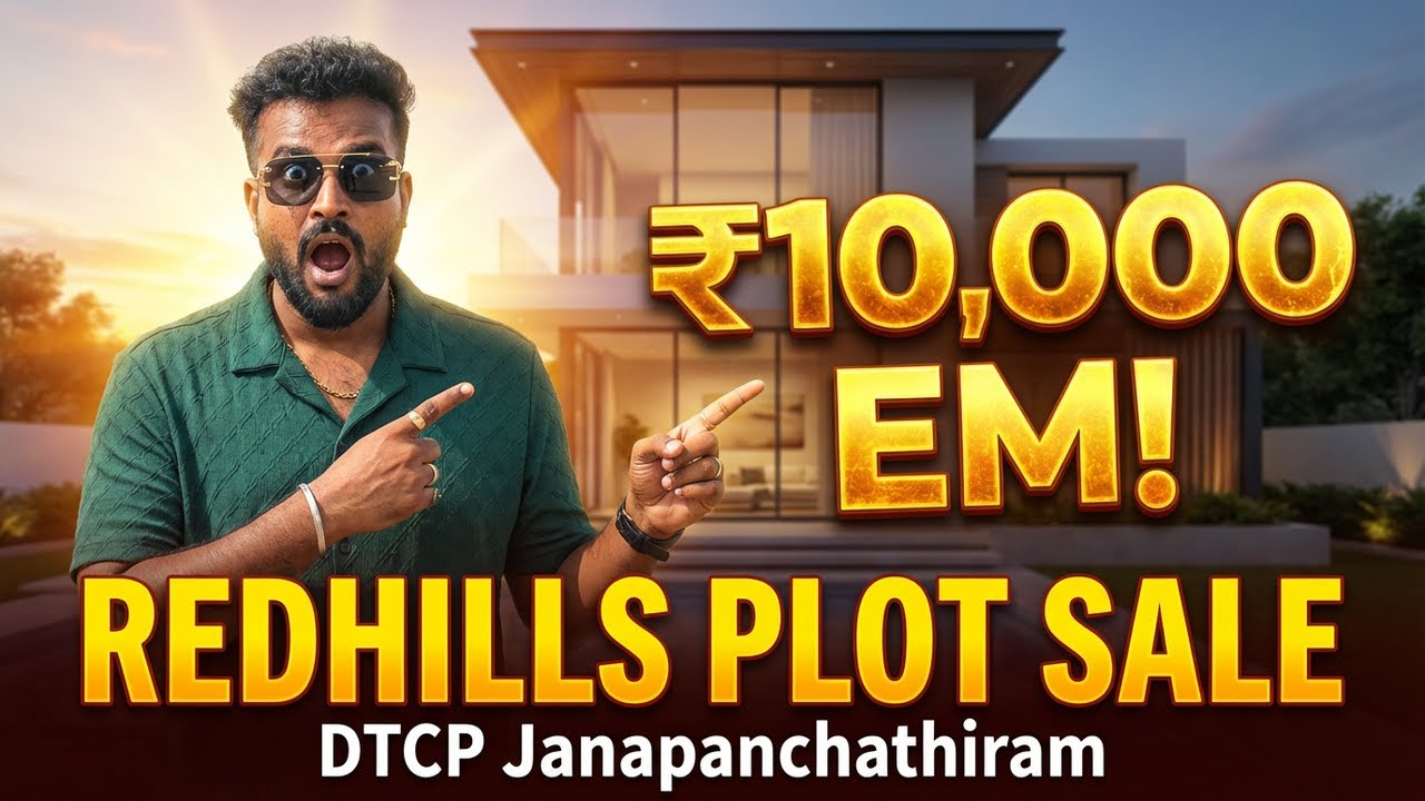 வெறும் ₹10,000 Monthly EMI 😍 | Redhills Highway Onroad Plot Sale | DTCP Approved | Janapanchathiram