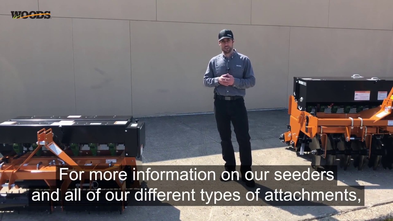 Woods® Seeder | Front Spiked Roller vs Notched Disc Blades