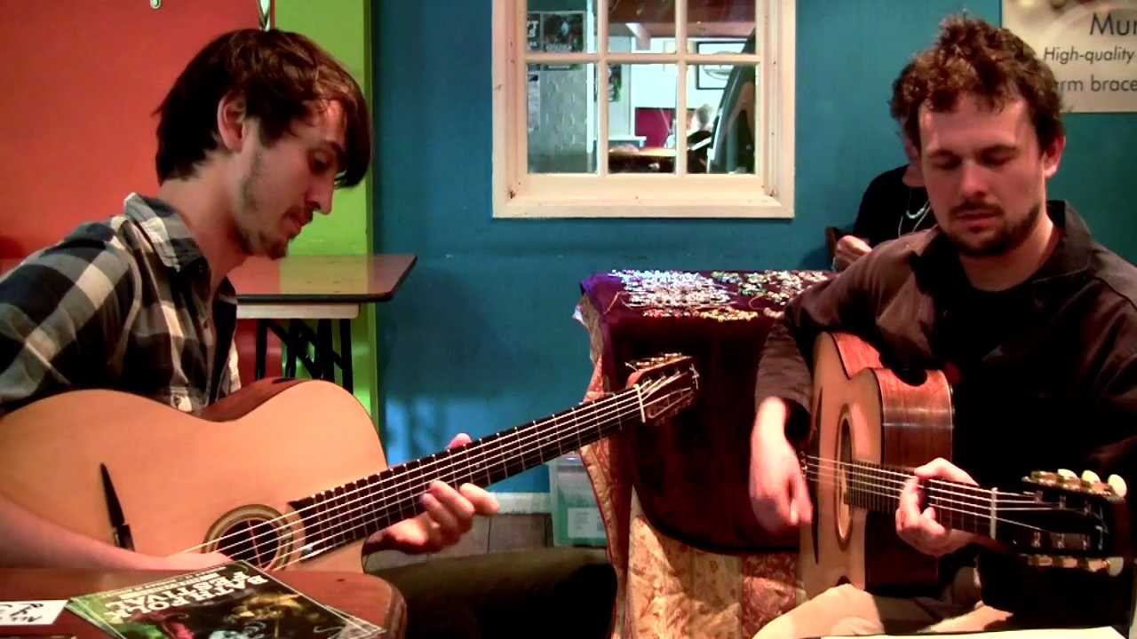 Alex Bishop Gypsy Jazz Guitars at the Bath Folk Festival Craft Fair