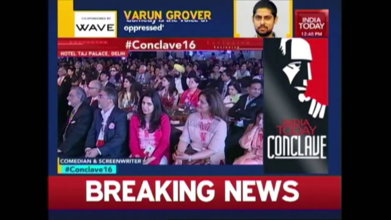India Today Conclave: Comedian Varun Grover Takes A Dig At Indian Politics