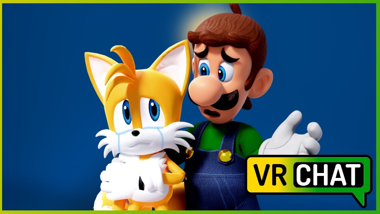 Luigi helps Tails after a Nightmare II VR Chat
