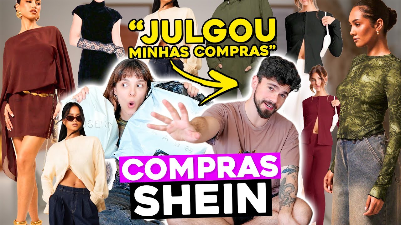 AS COMPRAS MAIS LEGAIS DA SHEIN com COMENTÁRIOS do BOB