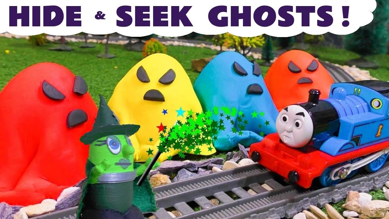 Thomas The Tank Engine Trick Or Treat Halloween Game With Funlings