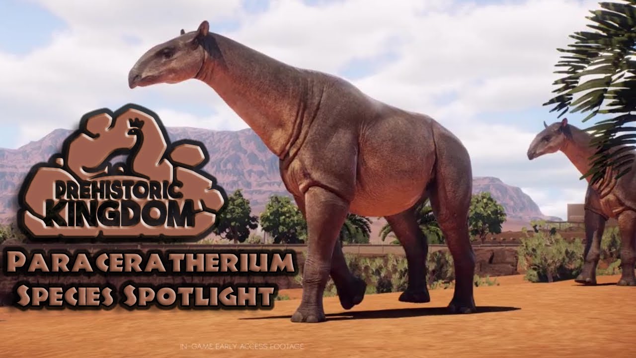Paraceratherium Charging into Prehistoric Kingdom