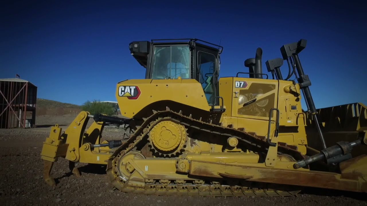 Bandschaktaren Cat D7 - Maskingenomgång