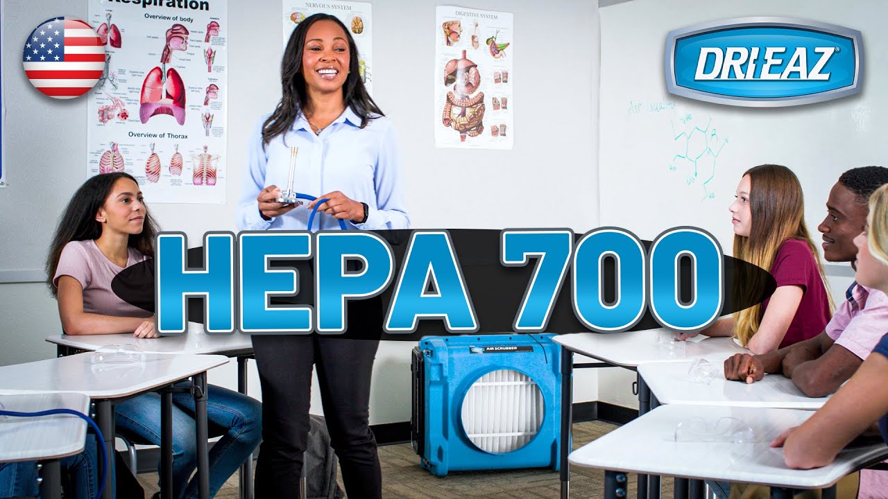 Mejore la calidad del aire interior en sus escuelas con el Dri-Eaz HEPA 700