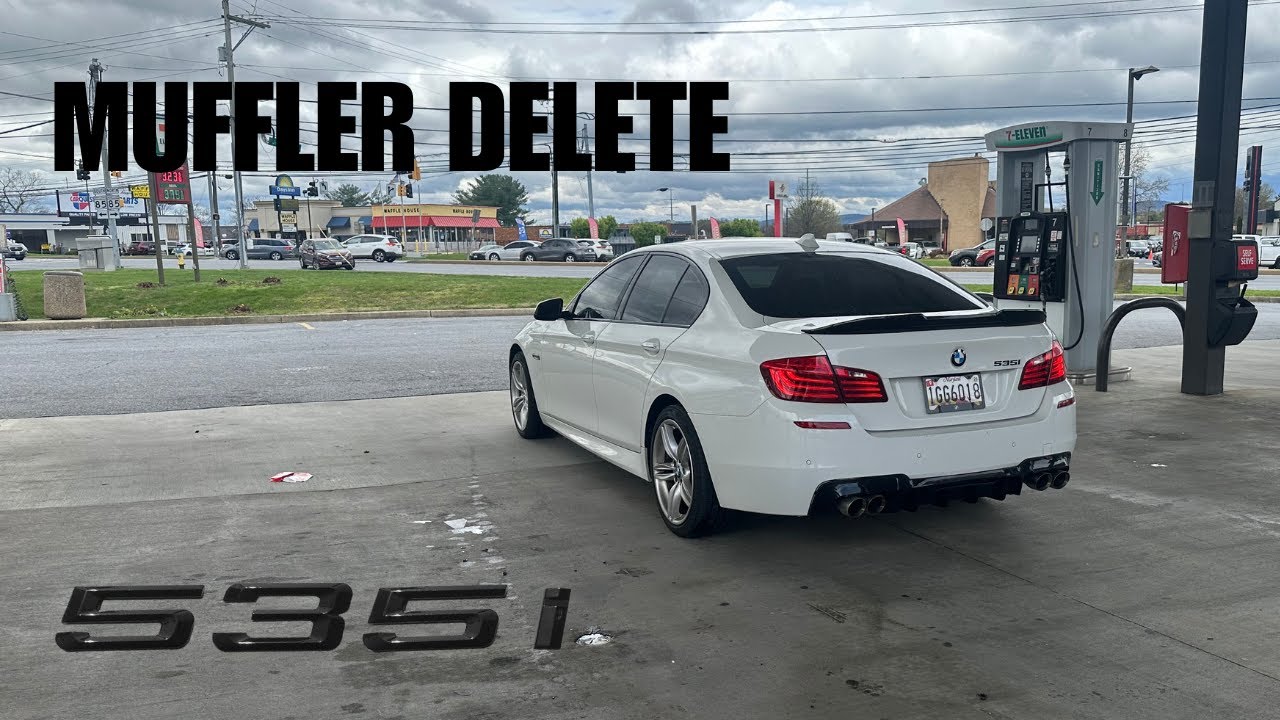 F10 N55 MUFFLER DELETE NIGHT DRIVE(LOUD)