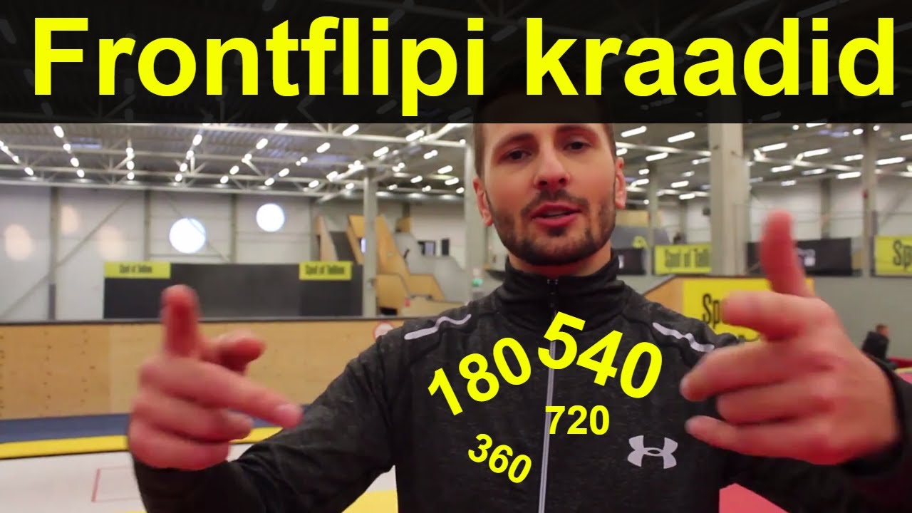 Kuidas lisada kraade Frontflipile | Spot of Tallinn