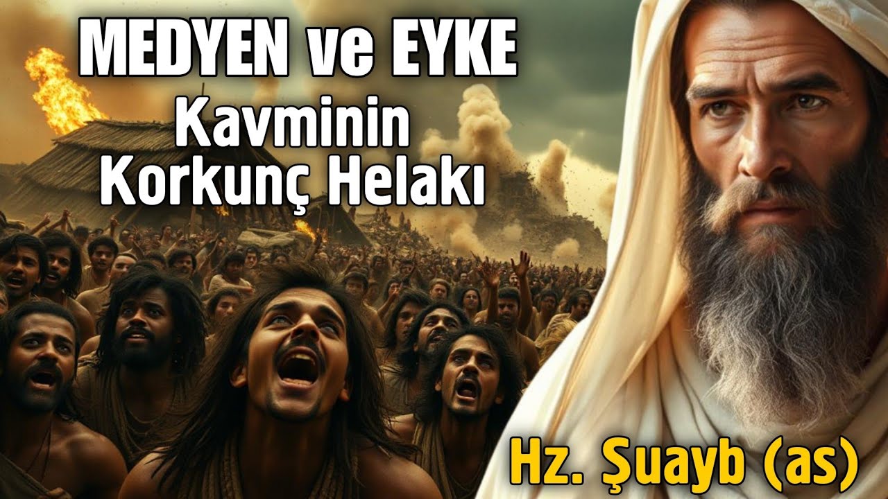 Medyen ve Eyke Kavminin Korkun&ccedil; Helakı! Hz. Şuayb (as) İnanılmaz Hayatı