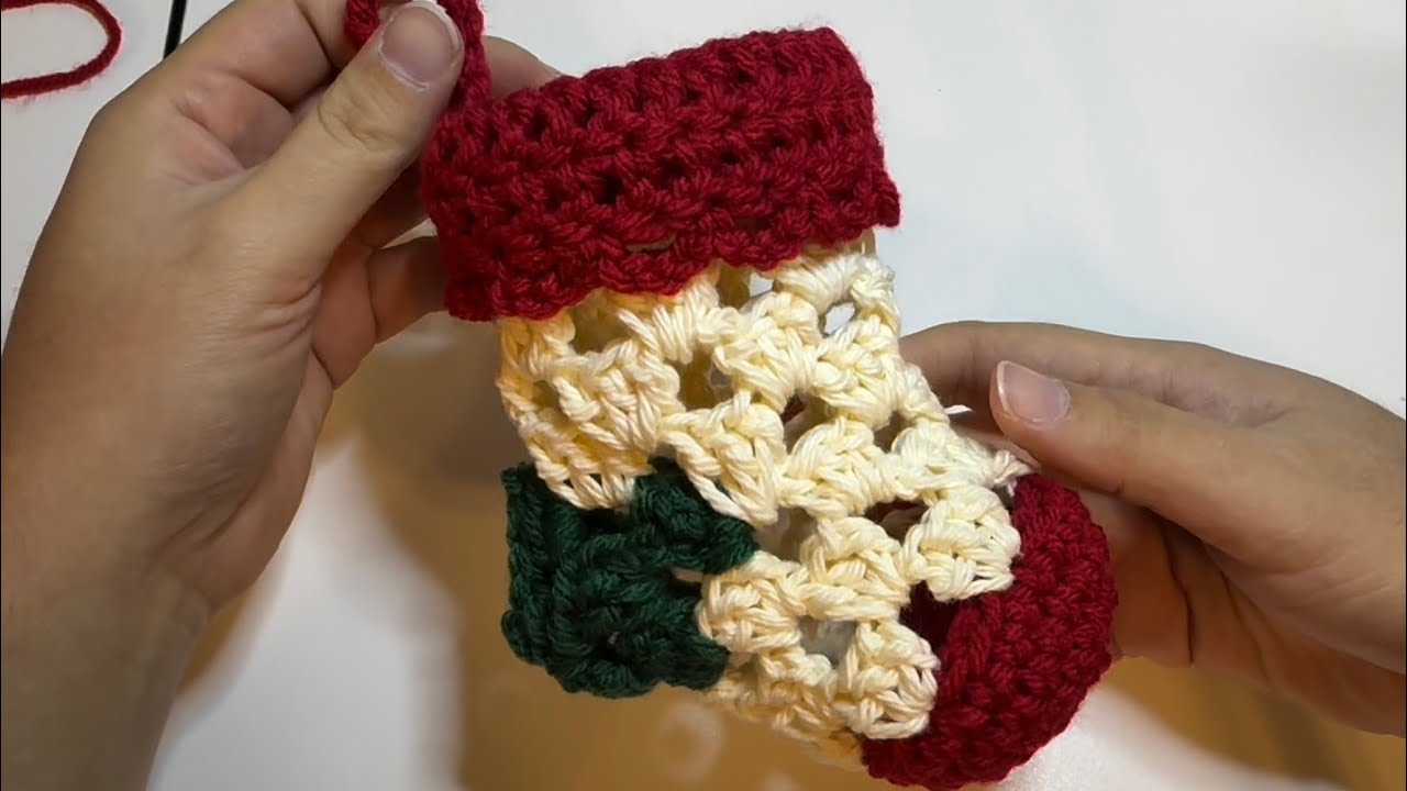 Crochet Stocking Ornament
