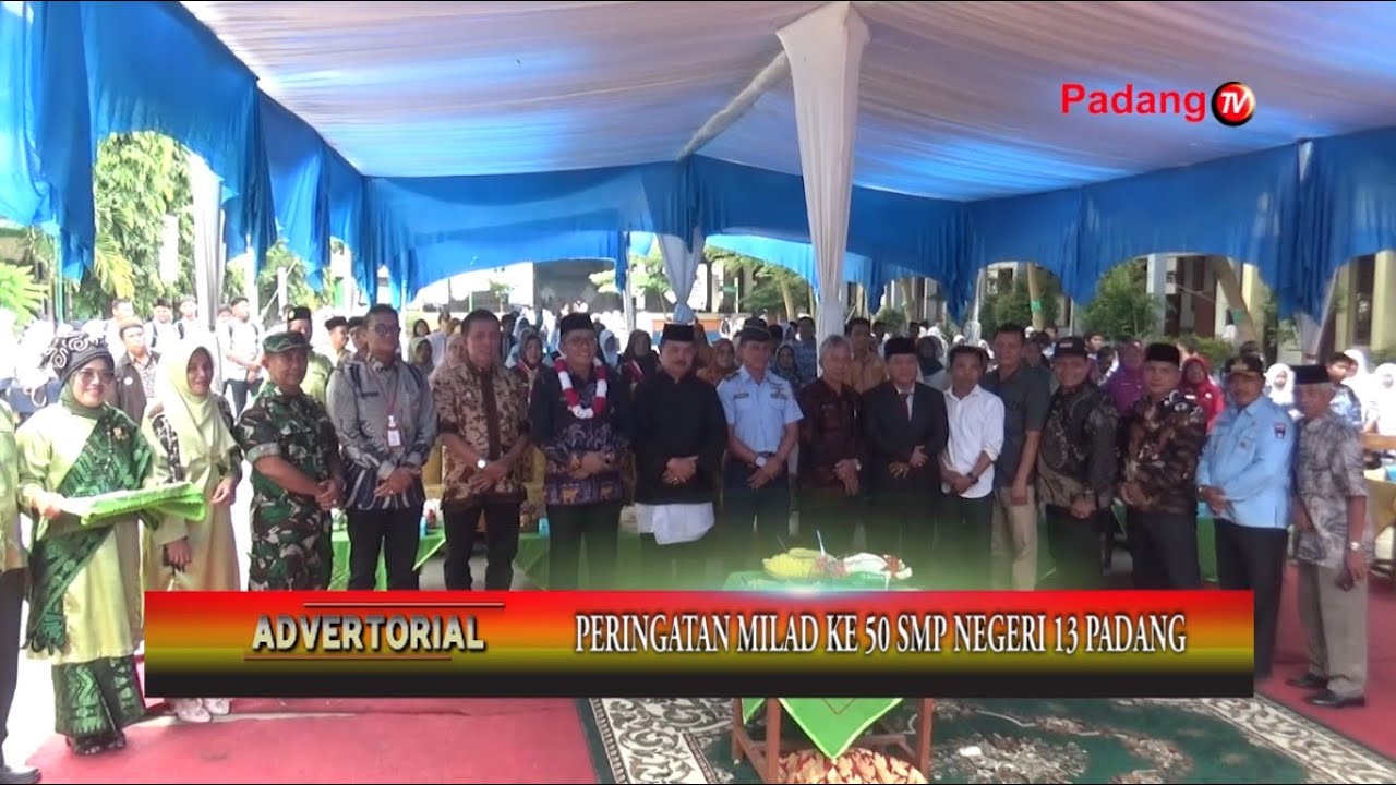 Peringatan Milad Ke-50 SMP Negeri 13 Padang