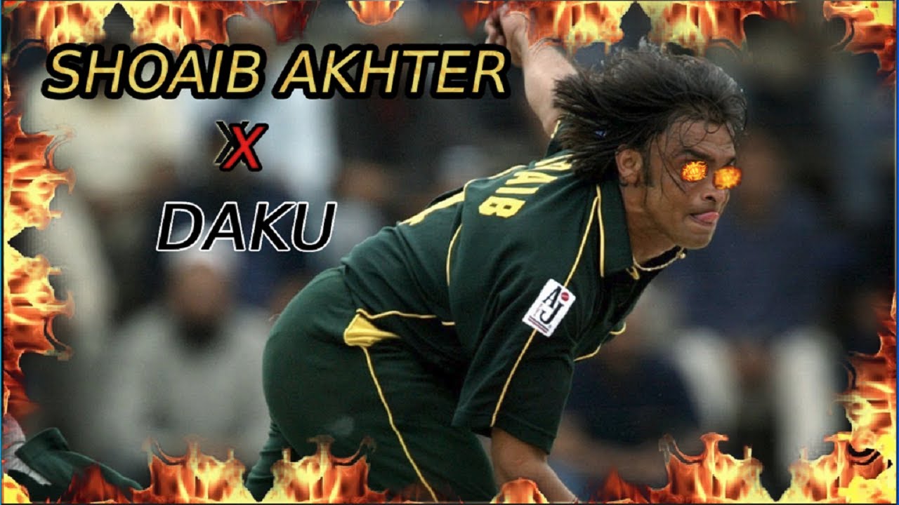 Shoaib Akhtar X Daku 🔥❤️🥵| Fastest bolwer 🔥🇵🇰😈