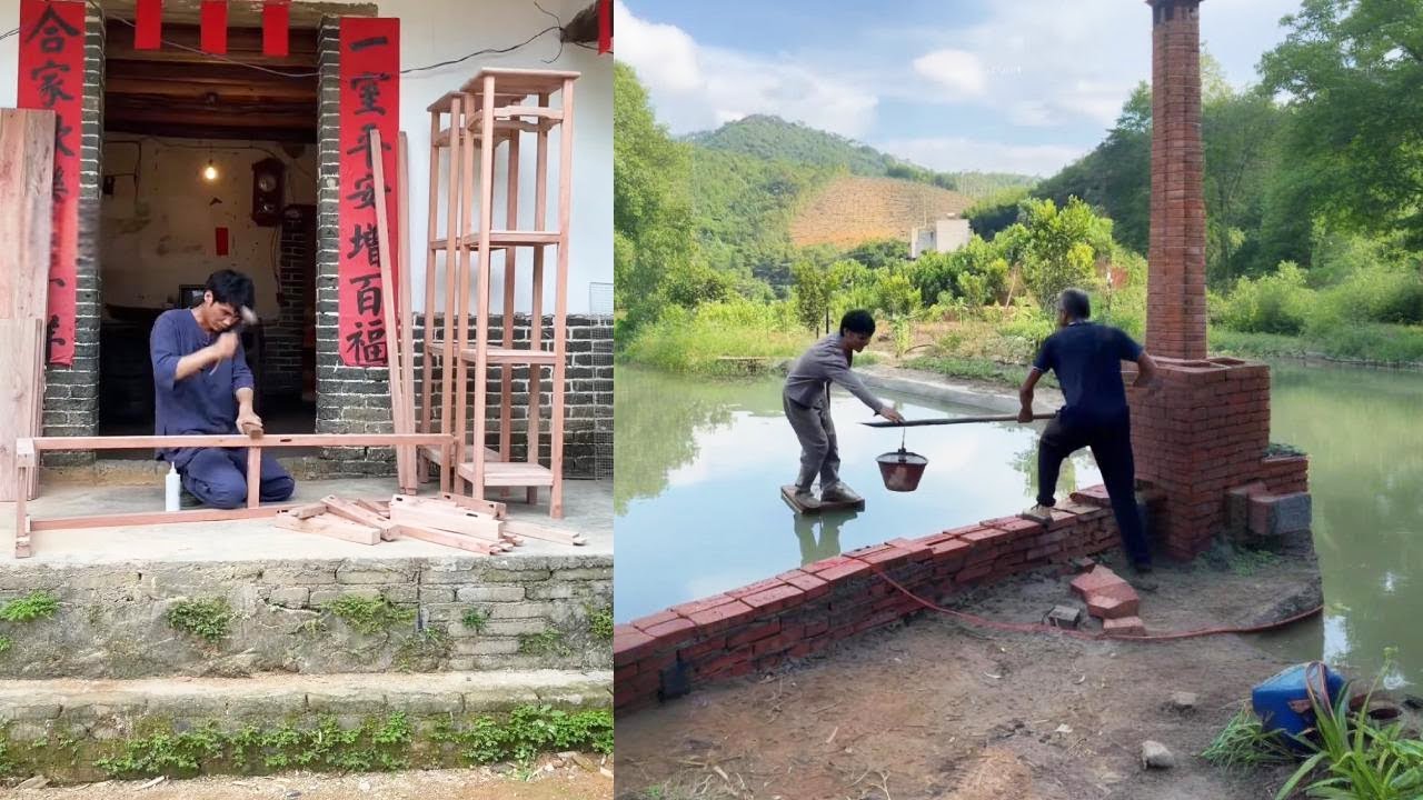 A young man renovated an old house for $5,000，The first-floor tea room has been completely renovated