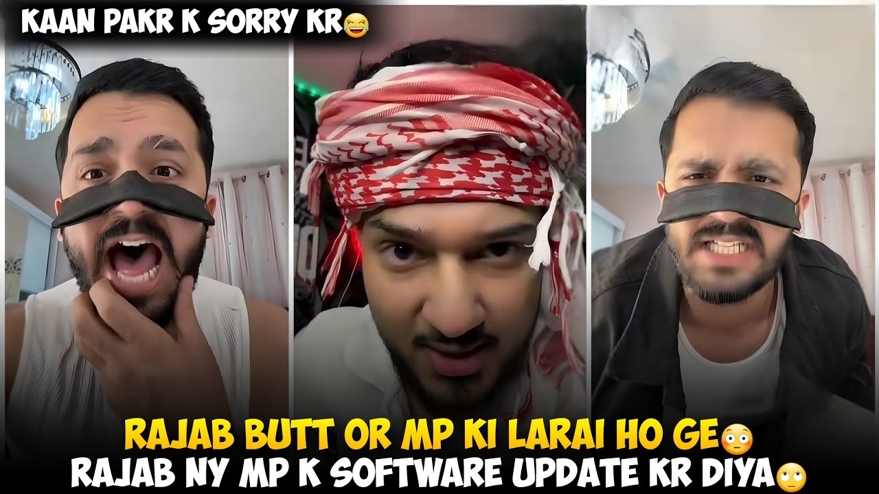 Rajab Butt Or Mp Ki Larai Ho Ge | Rajab Butt Ny Mp k Software Update Kar Diya | Kaan Pakr K Sorry kr