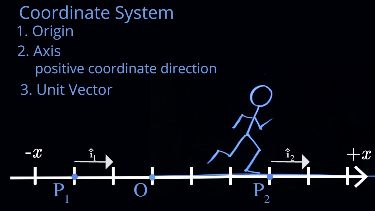 1.1 Coordinate Systems and Unit Vectors in 1D