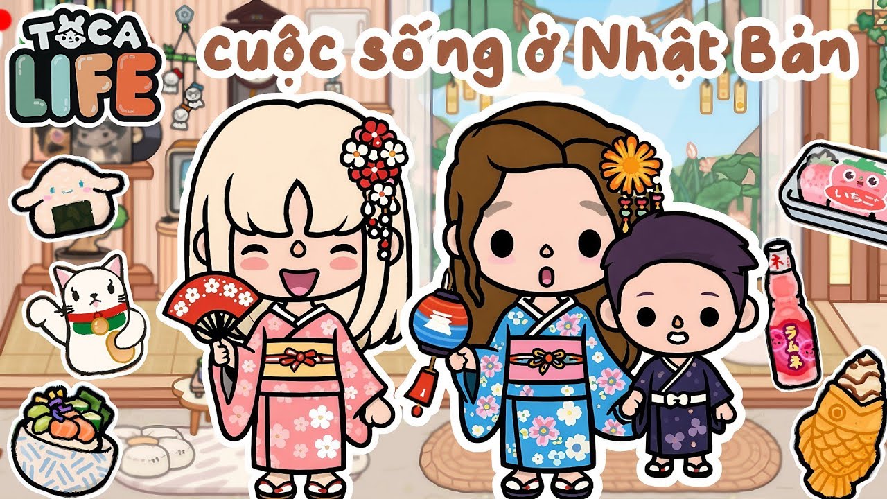 Cuộc Sống Của Gia Đình 3 Người Ở NHẬT BẢN 🇯🇵 🎏 🍣 sẽ ra sao... | Bơ Channel | Toca Boca