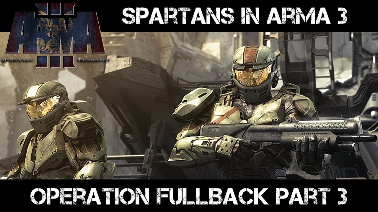 Operation Fullback p3 - Halo in ArmA 3 - UNSC Spartans with Marine Support