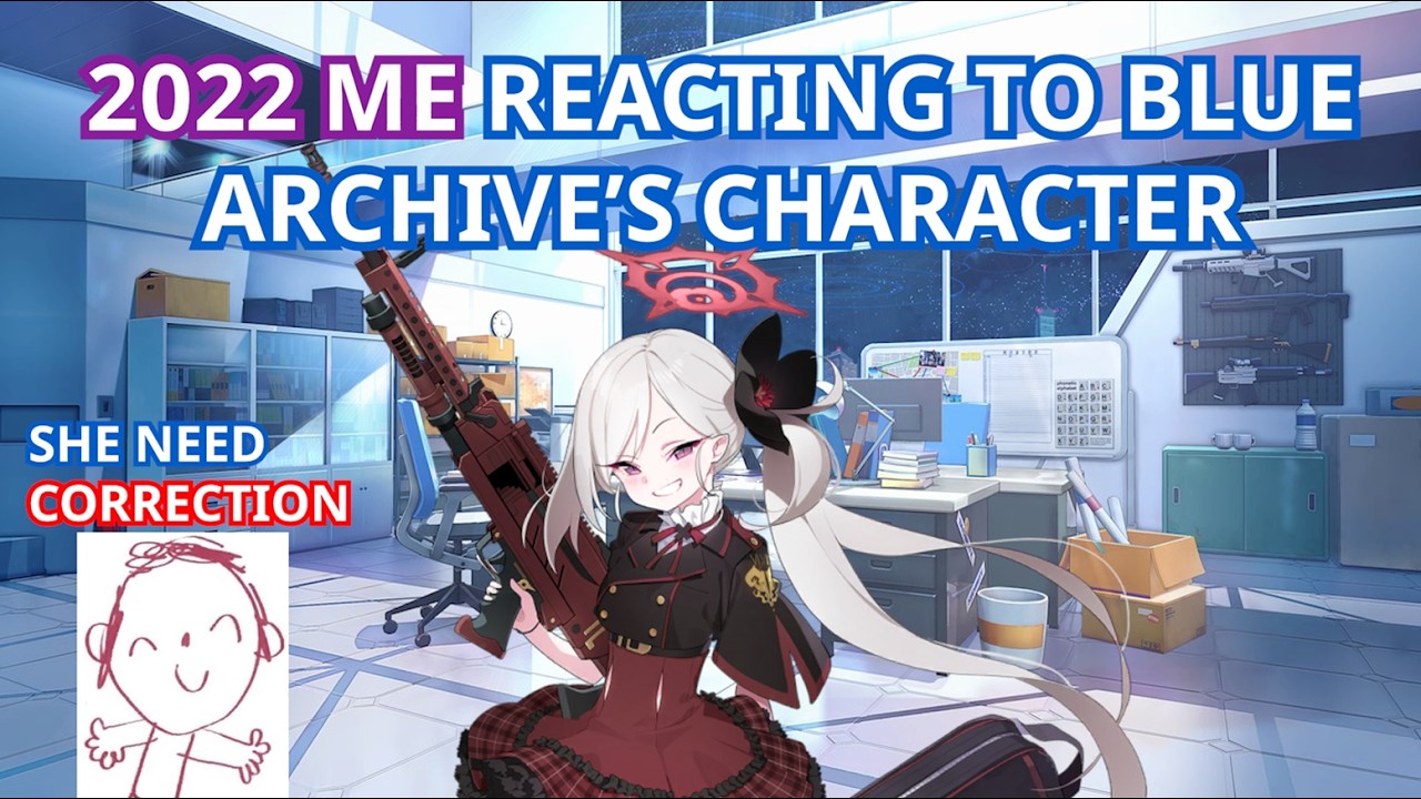 2022 me Reacting to Blue Archive's Characters