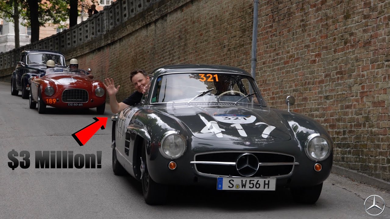 Racing a $3,000,000 Mercedes Benz 300SL!