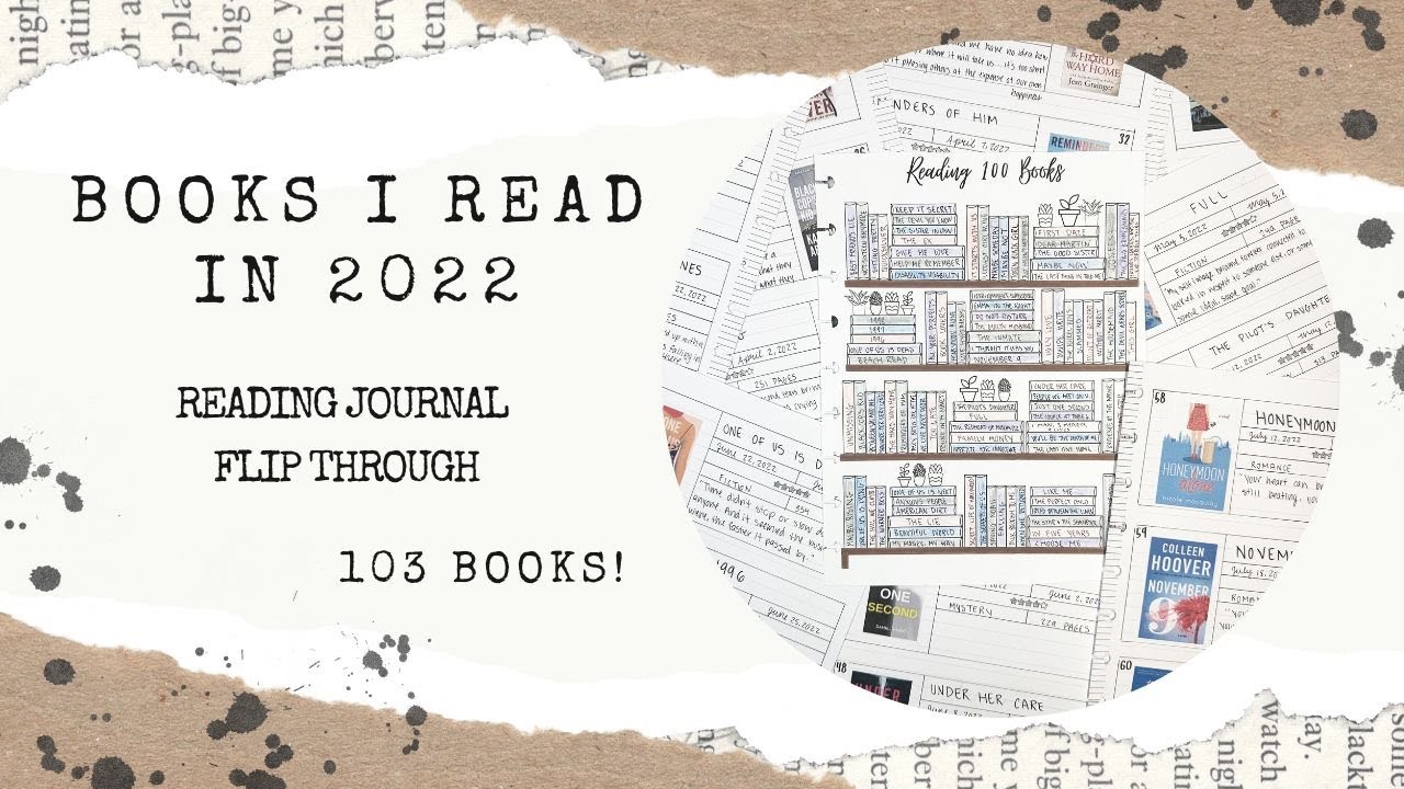 2022 COMPLETED READING JOURNAL FLIP THRU | Collab with @KnitPlanJess