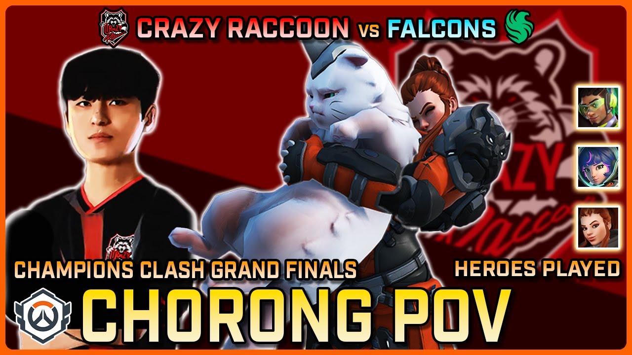 [ CH0R0NG POV + Cam ] Crazy Raccoon vs Team Falcons | Grand Finals | Champions Clash
