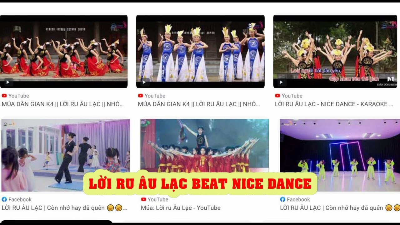 LỜI RU &Acirc;U LẠC BEAT NICE DANCE