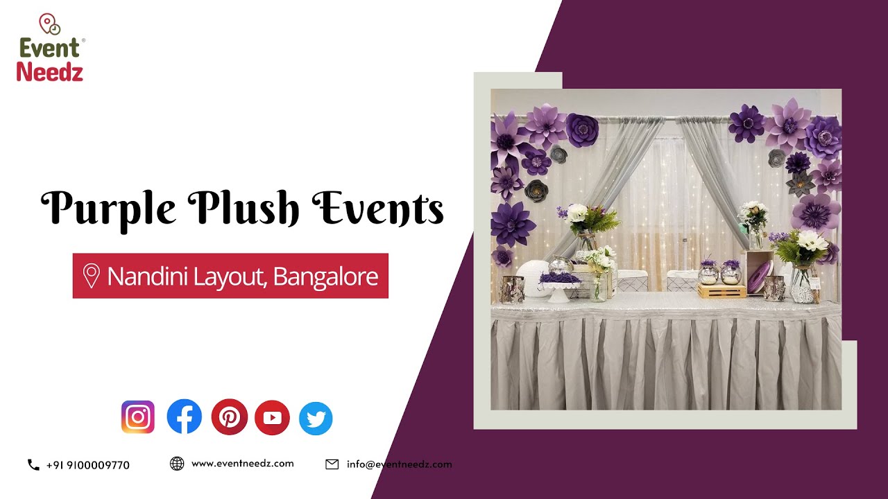 Purple Plush Events | Event Planners in Nandini Layout, Bangalore | Event Needz