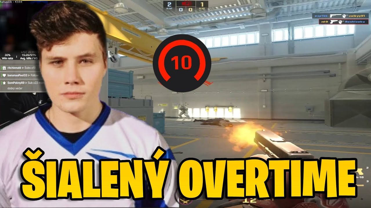 NAJŠIALENEJŠÍ OVERTIME! RADO BOJOVAL NA 3000 ELO NUKE