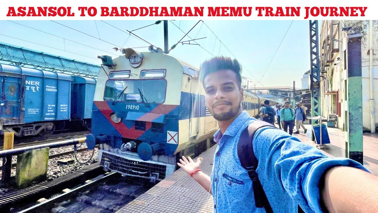 ASANSOL TO BARDDHAMAN MEMU TRAIN JOURNEY | ASANSOL - BARDDHAMAN MEMU  | Sonu Travel vlogs