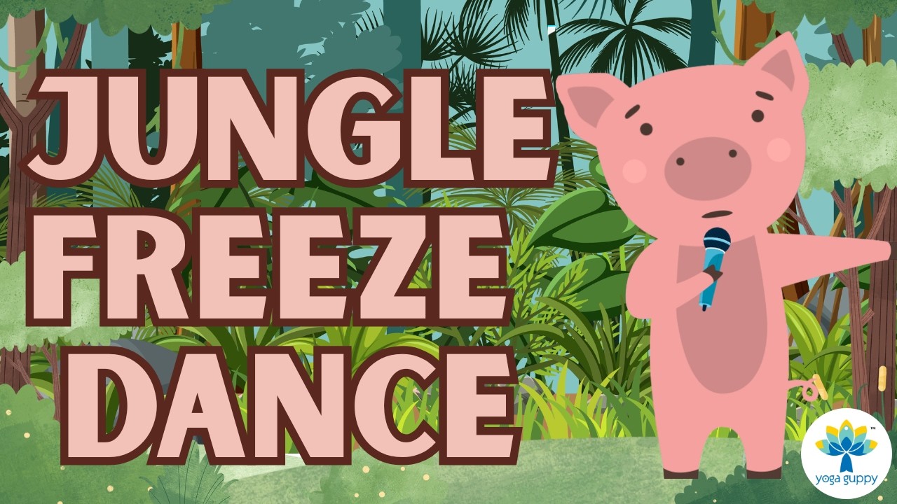 Yoga Freeze Song | Warm Up | Action Song for Kids | Yoga Guppy by Rashmi Ramesh
