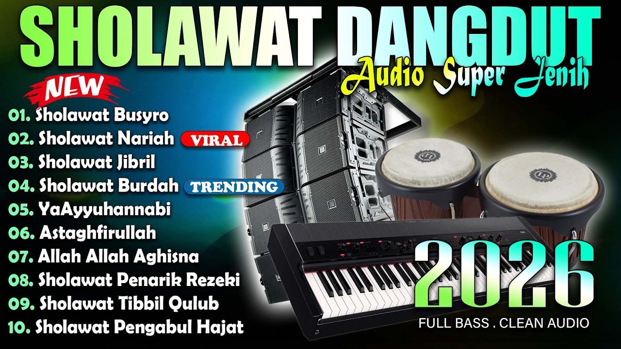 SHOLAWAT JIBRIL PENYEJUK HATI PALING DI CARI | Sholawat Jibril, Sholawat Tibbil Qulub | LAGU ISLAMI