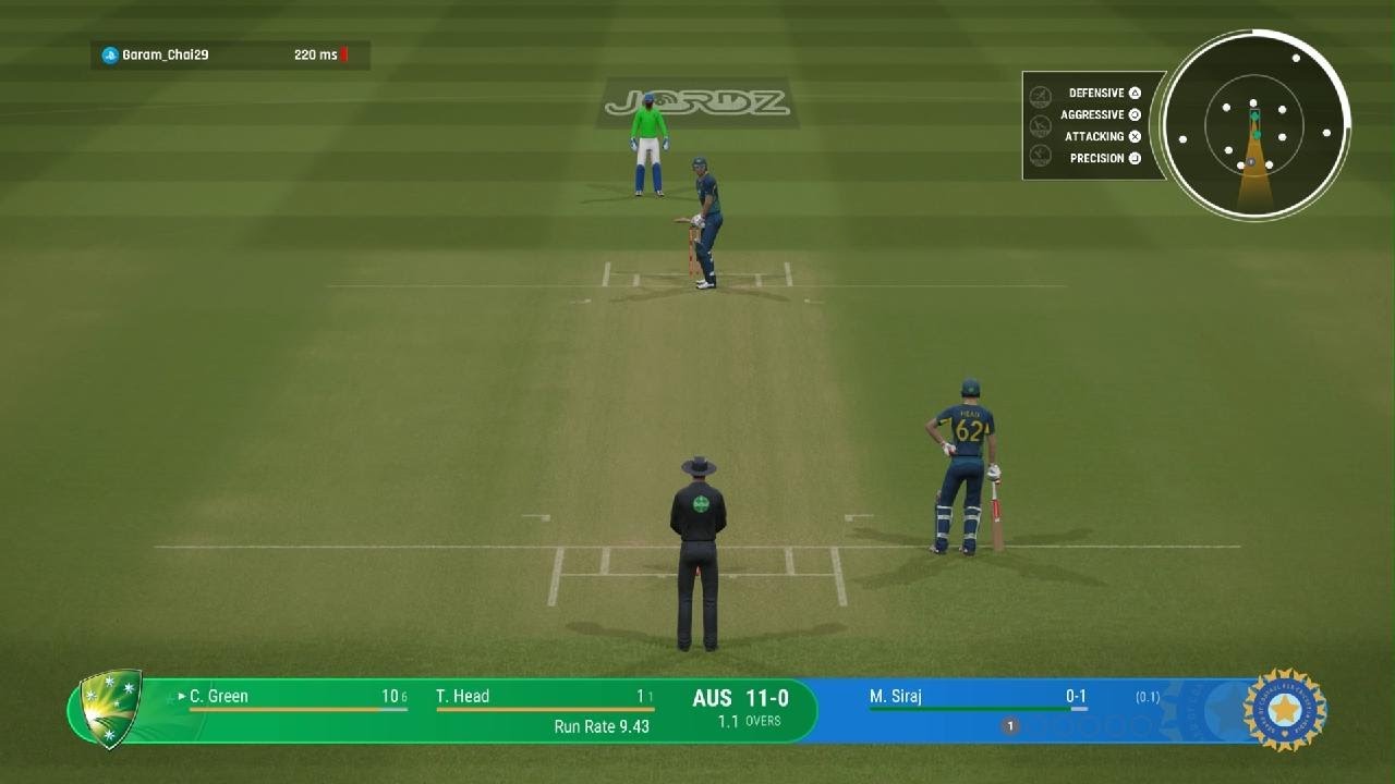 Aus vs ind