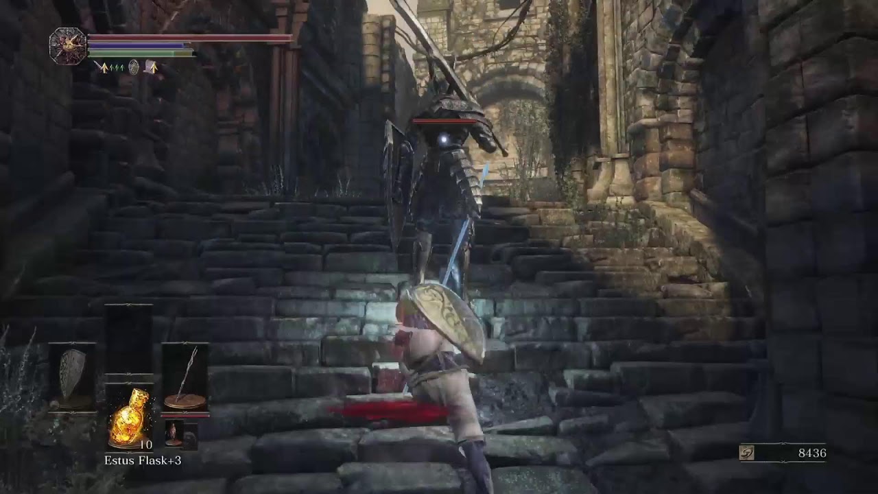 Dark Souls III staff melee only