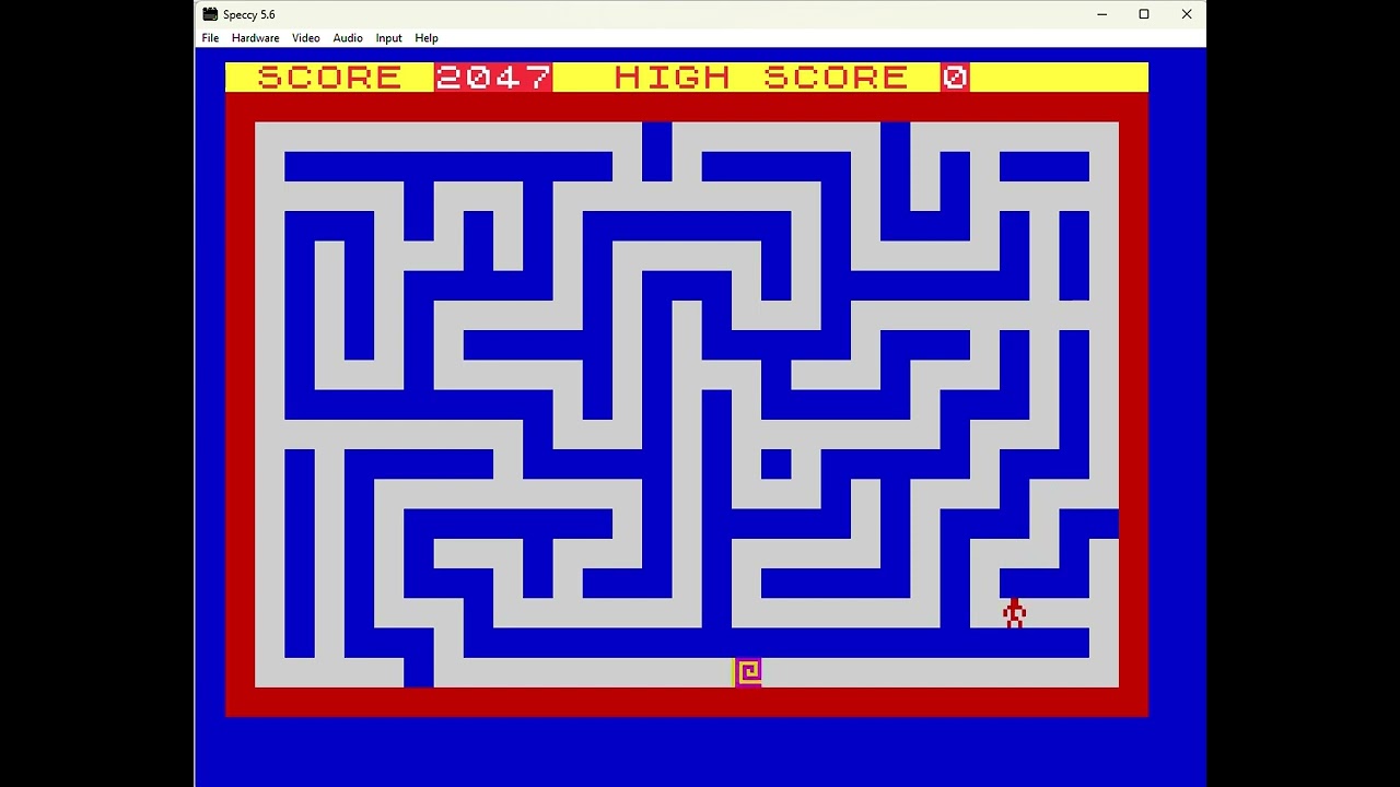 Input Magazine Issue7 ZXSpectrum Maze game