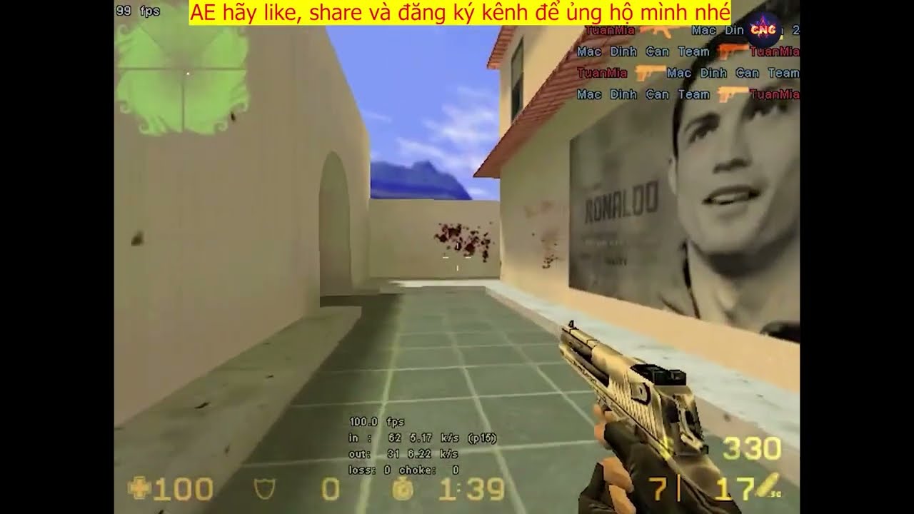 CS 1.1 - Kèo 2-2 đổ chợ siêu kinh điển của MacDinhCanTeam Half-life 1.1 #4
