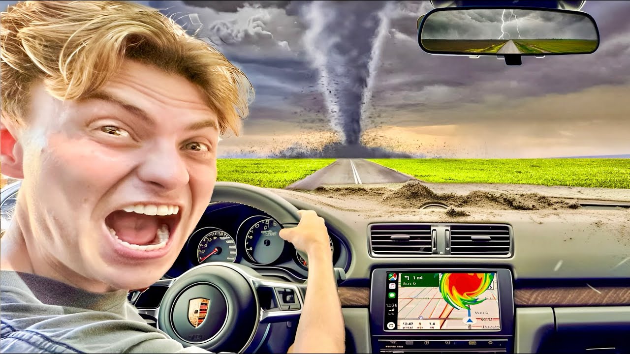 I Drove Inside A Real Tornado!