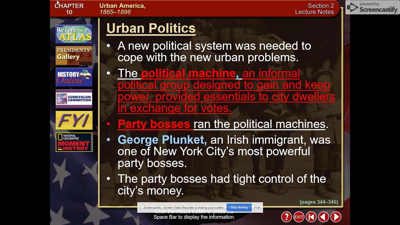 Urban America   Problems and Politics