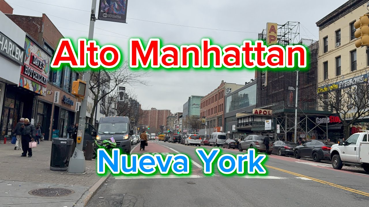 Viajando en el subterráneo Line de Tren D 125 St Nicholas Alto  Manhattan Nueva York NYC 2026