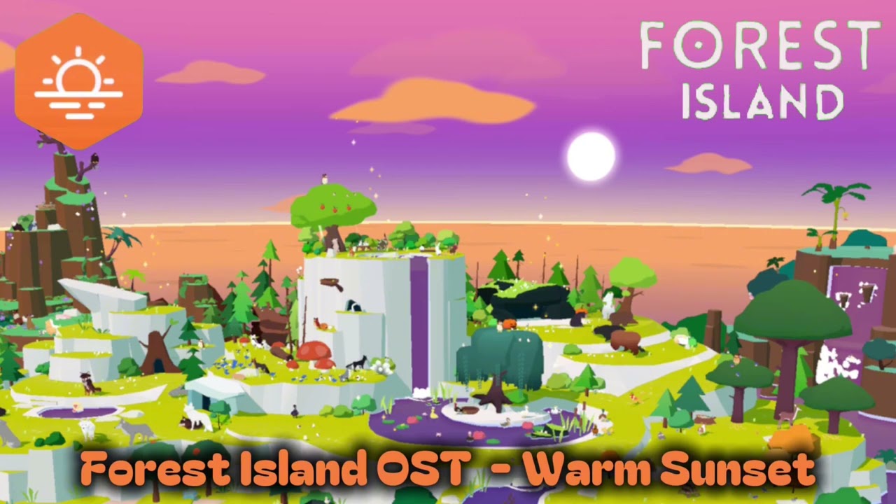🎵 Forest island 🏝️ OST - Warm Sunset 🌇 