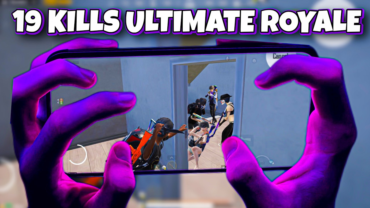 19 Kills in Ultimate Royale + HANDCAM | PUBG Mobile