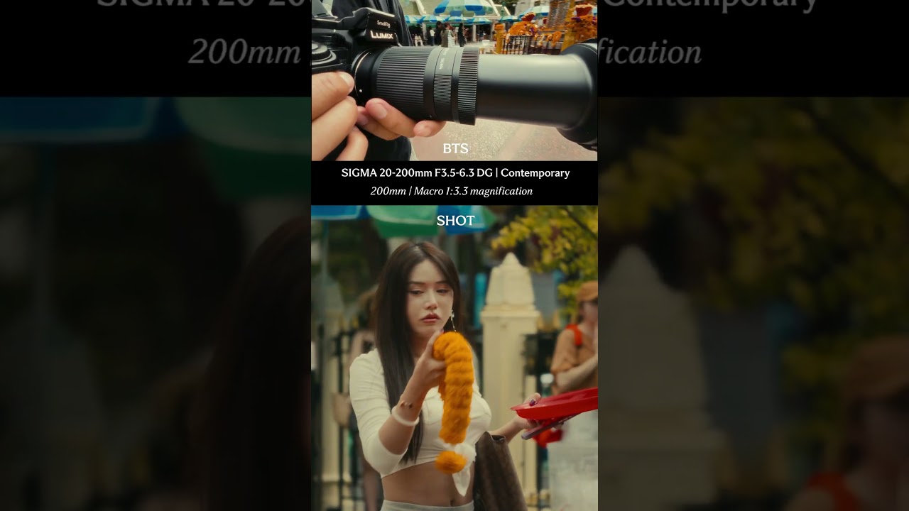 Sigma 20-200mm F3.5-6.3 DG | Contemporary #sigma #sigmathailand #behindthescenes #filmmaker #cinema