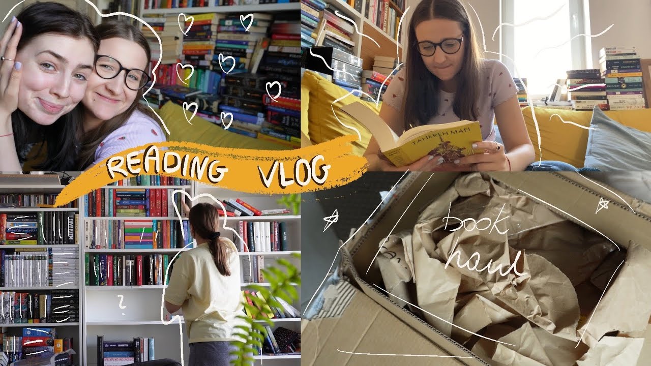 Poznań, book haul i reaorganizacja biblioteczki | Reading vlog
