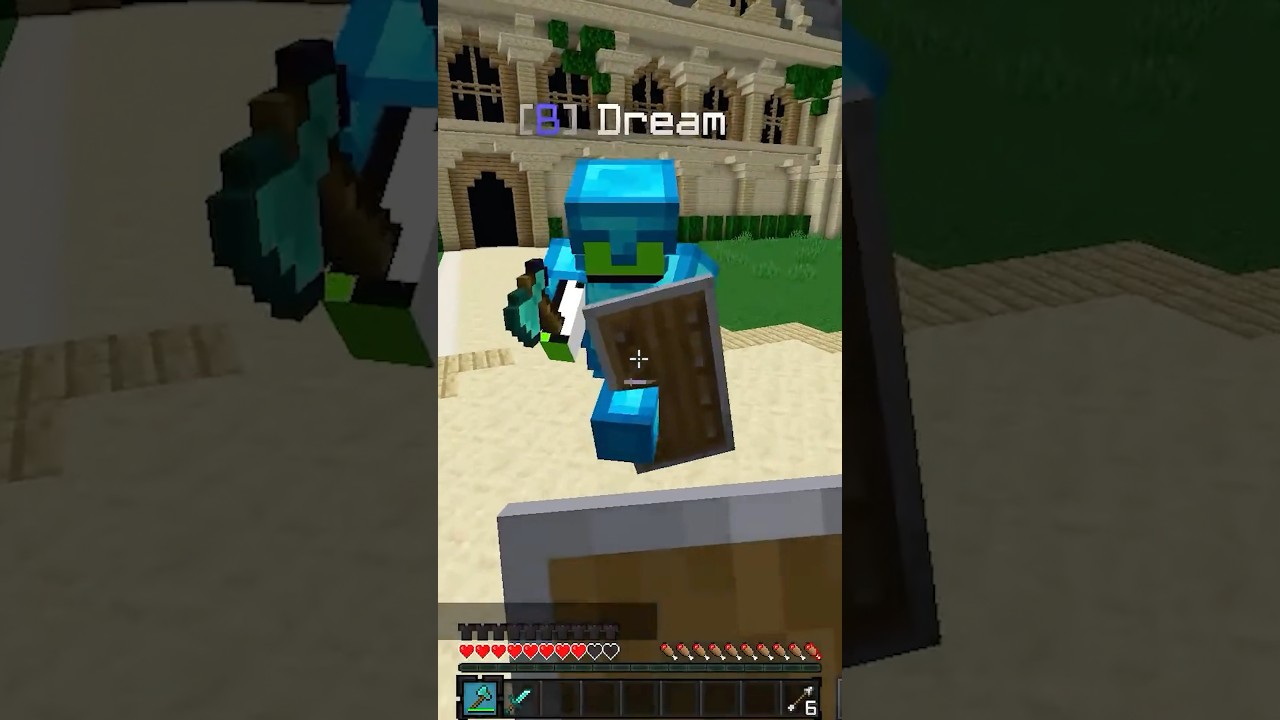 I Fought Dream in Minecraft Axe PvP...