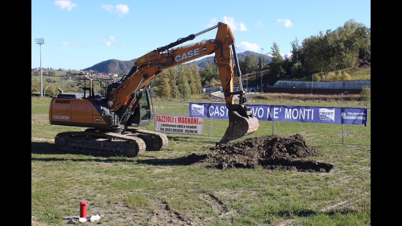 Inizio lavori Nuovo Palasport Castelnovo ne Monti   TeleTricolore 7nov2023