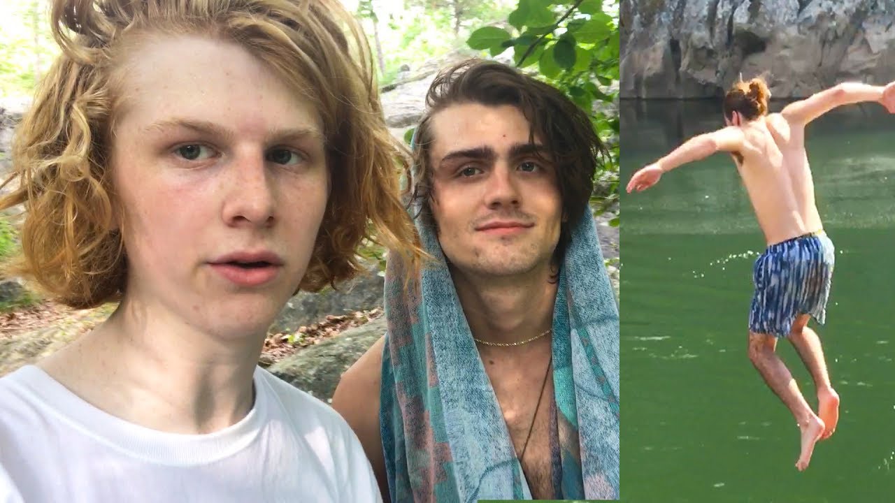 WE GOT KICKED OUT FOR CLIFF JUMPING!