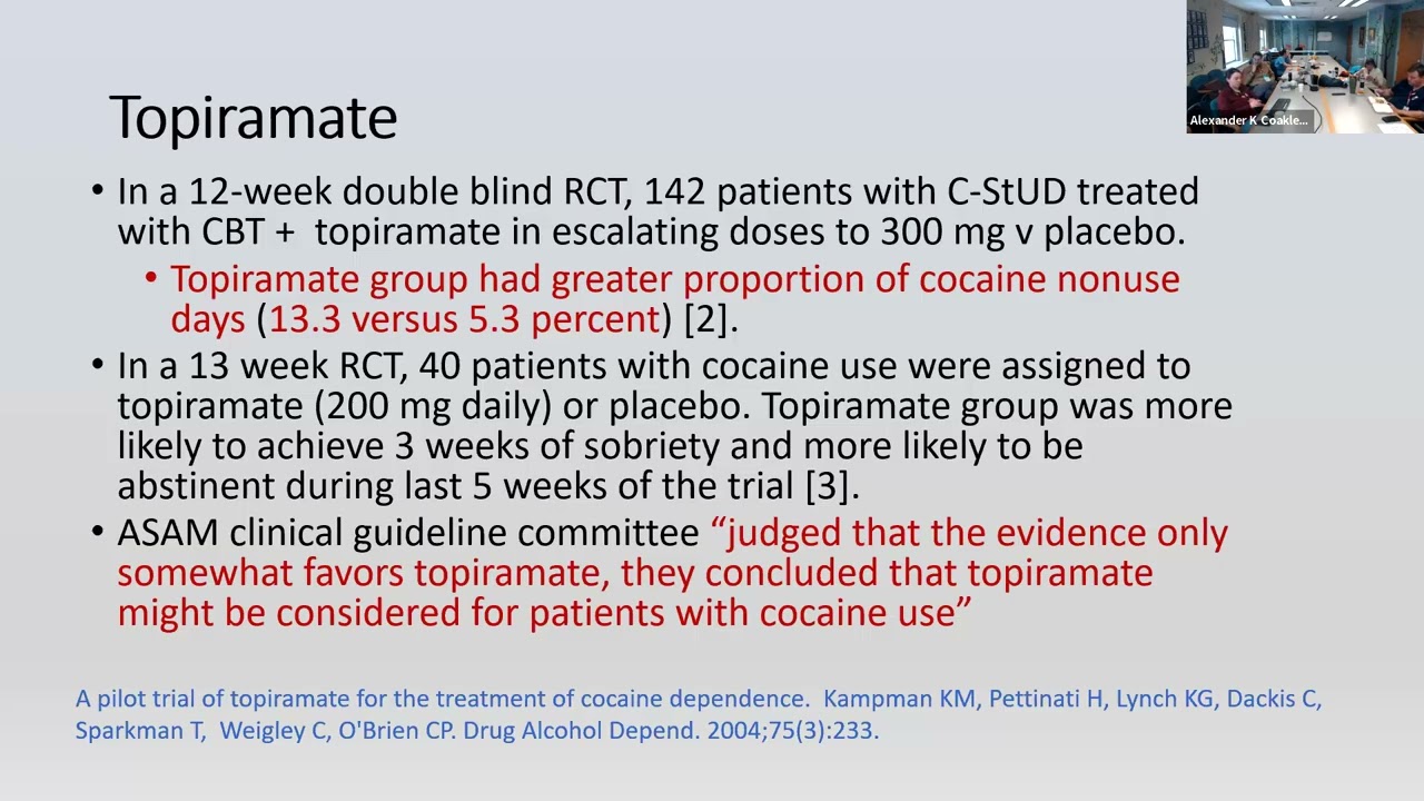 Stimulant Use Disorders  Evidence Review Behind Treatment