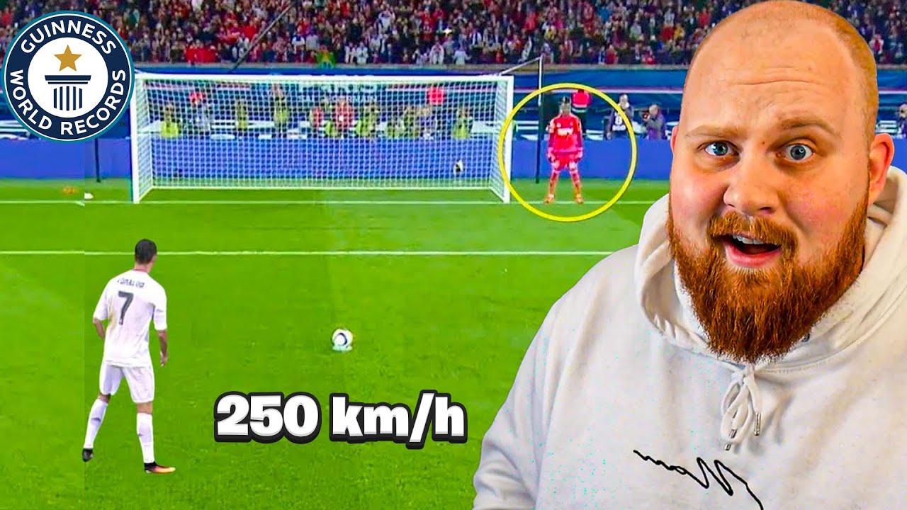 Reagerar På IMPOSSIBLE RECORDS Gjorda Av FOTBOLLSPROFFS