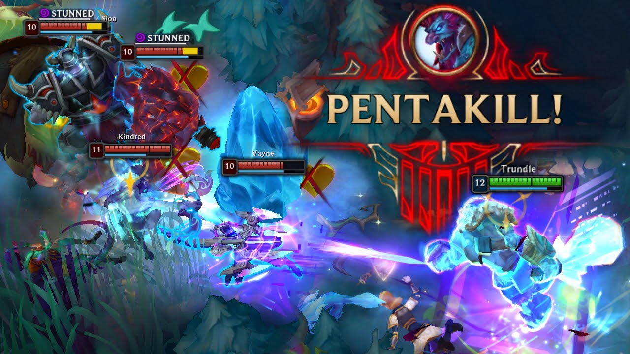 Best PENTA LoL Montage (1v5, Trundle, Yasuo, Smolder, Varus, Kled, Pyke) #457